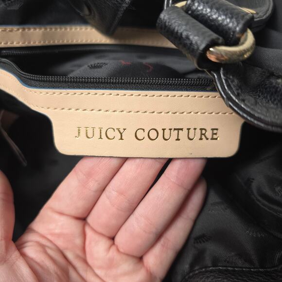VTG Juicy Couture Black Nylon Malibu Daydreamer Bag – Y2K Tote Purse - Picture 11 of 13